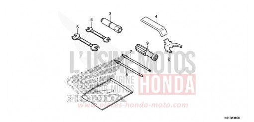 OUTILS SH125ADG de 2016