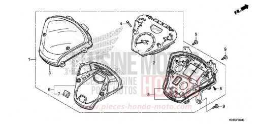 COMPTEUR SH125ADG de 2016