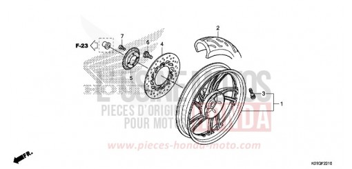 HINTERRAD SH125ADG de 2016