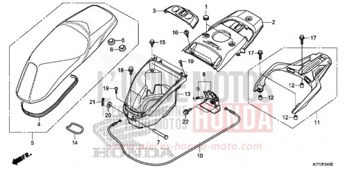 SITZ/HANDGEPAECKFACH SH125ADH de 2017