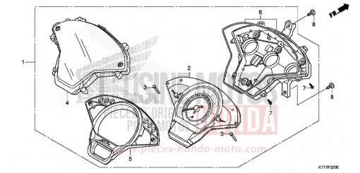 COMPTEUR SH125ADK de 2019
