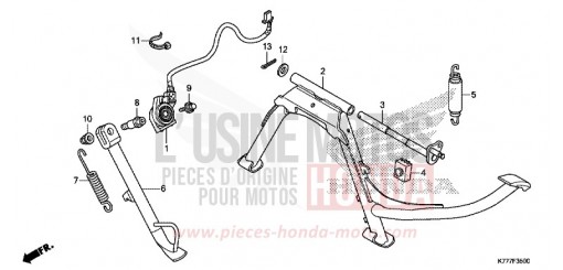 BEQUILLE SH125ADK de 2019