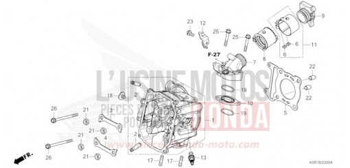 ZYLINDERKOPF SH125ADL de 2020