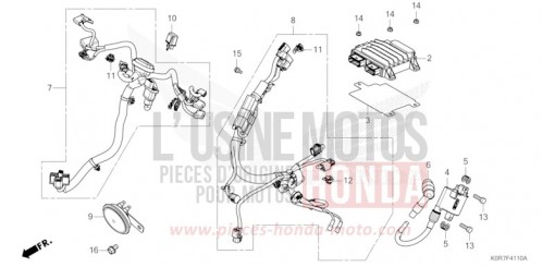 HILFSKABELBAUM/ZUENDSPULE SH125ADL de 2020