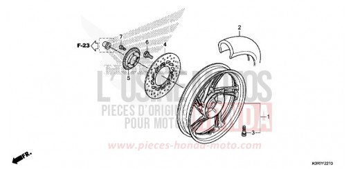 HINTERRAD SH125ADN de 2022
