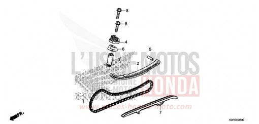 NOCKENWELLENKETTE/SPANNVORRICHTUNG SH125ADN de 2022