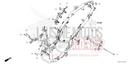 RAHMENKOERPER SH125ADN de 2022