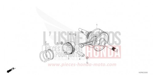 VILEBREQUIN/PISTON SH125ADP de 2023