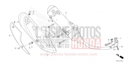 ABGAS-SCHALLDAEMPFER SH125ADP de 2023