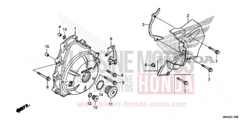 WECHSELSTROM-GENERATORABDECKUNG NC750XAJ de 2018