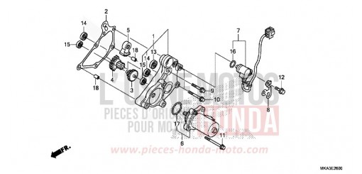 REDUZIERGETRIEBE NC750XDJ de 2018