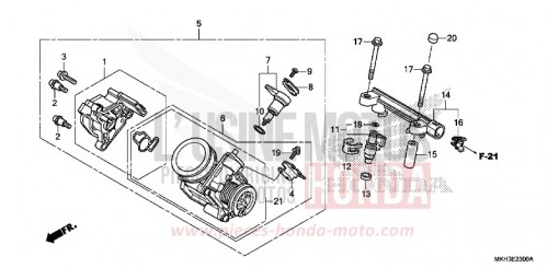 DROSSELKLAPPENGEHAEUSE ADV750H de 2017