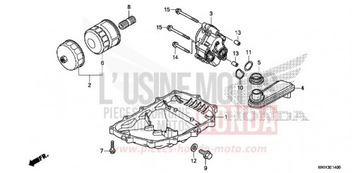 OELWANNE/OELPUMPE ADV750H de 2017