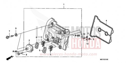 ZYLINDERKOPFDECKEL FJS400A9 de 2009
