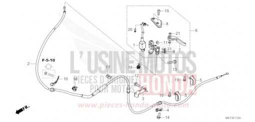HANDBREMSHEBEL ADV750R de 2024