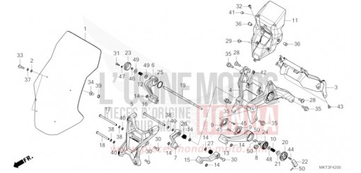 WINDSCHUTZSCHEIBE ADV750R de 2024