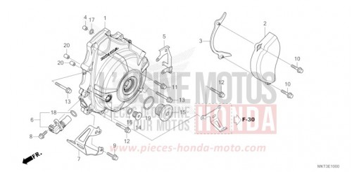 WECHSELSTROM-GENERATORABDECKUNG ADV750R de 2024