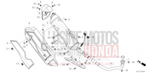 ABGAS-SCHALLDAEMPFER ADV350AR de 2024
