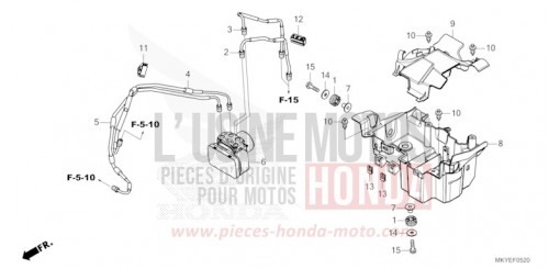 ABS-MODULATOR CB650RAR de 2024