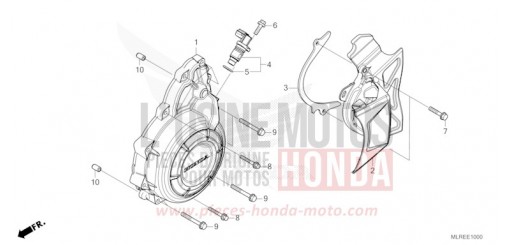 WECHSELSTROM-GENERATORABDECKUNG CB500FAR de 2024