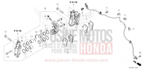 VORDERRAD-BREMSSATTEL CB500FAR de 2024