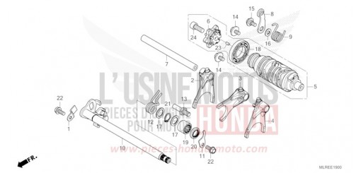 SCHALTTROMMEL CB500FAR de 2024