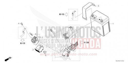 BATTERIE CB500FAR de 2024