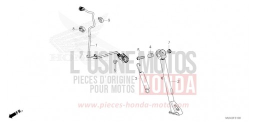 SEITENSTAENDER CRF1100A3R de 2024