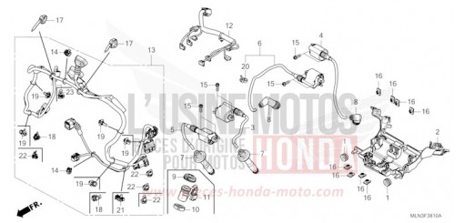 HILFSKABELBAUM/ZUENDSPULE CRF1100A3R de 2024