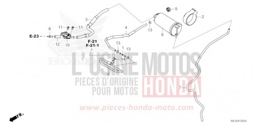 AKTIVKOHLEBEHAELTER CRF1100AR de 2024