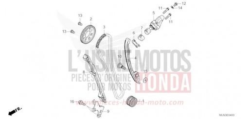 NOCKENWELLENKETTE/SPANNVORRICHTUNG CRF1100AR de 2024