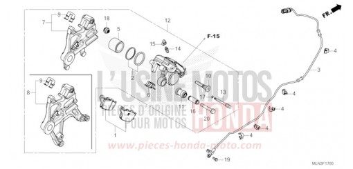 HINTERRAD-BREMSSATTEL CRF1100AR de 2024