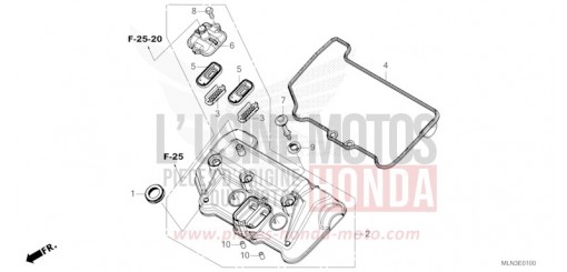 ZYLINDERKOPFDECKEL CRF1100D3R de 2024