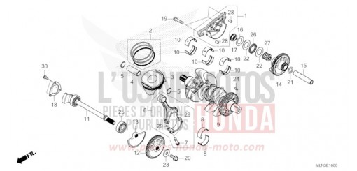 KURBELWELLE/KOLBEN CRF1100D3R de 2024
