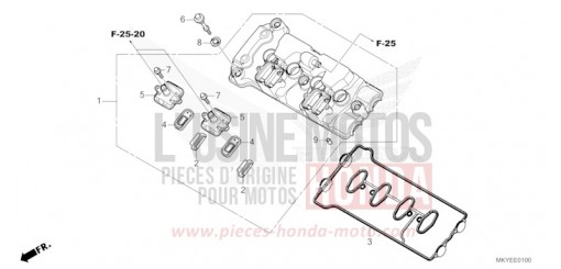 ZYLINDERKOPFDECKEL CBR650RAR de 2024