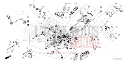KABELBAUM CBR650RAR de 2024