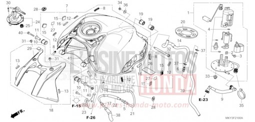 KRAFTSTOFFTANK CBR650RAP de 2023