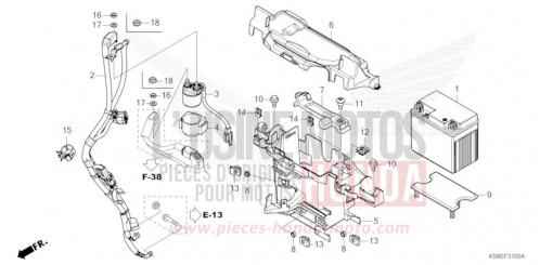 BATTERIE CBF125NAR de 2024