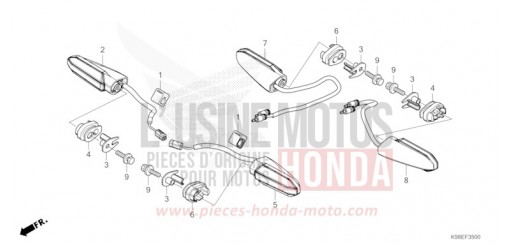 BLINKER CBF125NAR de 2024