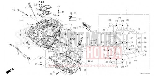 KURBELGEHAEUSE CBR1000SPR de 2024