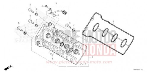 ZYLINDERKOPFDECKEL CBR1000SPR de 2024