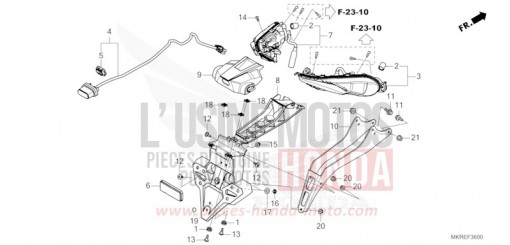 HECKLEUCHTE CBR1000SPR de 2024