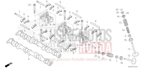 NOCKENWELLE/VENTIL CBR1000STR de 2024
