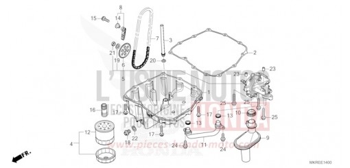 OELWANNE/OELPUMPE CBR1000STR de 2024