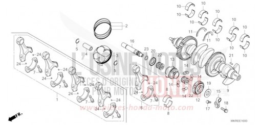 KURBELWELLE/KOLBEN CBR1000STR de 2024