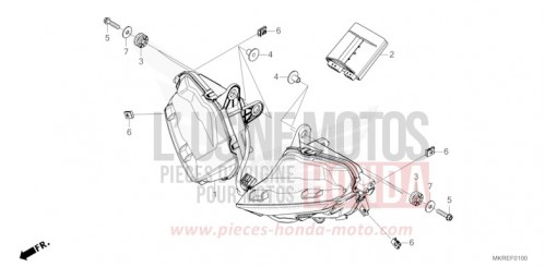 SCHEINWERFER CBR1000STR de 2024