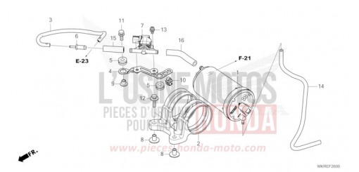 AKTIVKOHLEBEHAELTER CBR1000STR de 2024