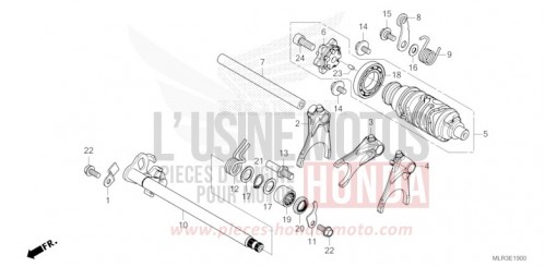 SCHALTTROMMEL CBR500RAR de 2024