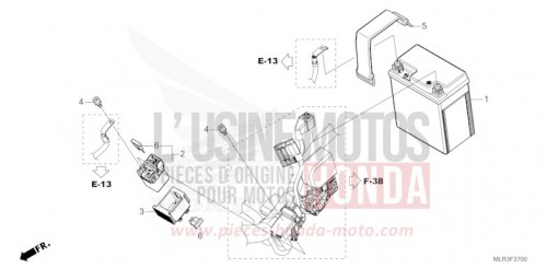 BATTERIE CBR500RAR de 2024