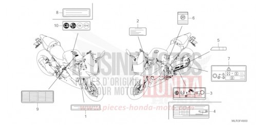 WARNETIKETT CBR500RAR de 2024
